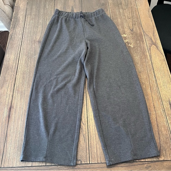 Zara Grey Wide Leg Sweatpants Womens Medium - Picture 3 of 6